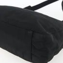 PRADA Tote Bag Nylon Black Silver Auth bs33244-9