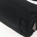 PRADA Tote Bag Nylon Black Silver Auth bs33244-15