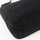 PRADA Tote Bag Nylon Black Silver Auth bs33244-16