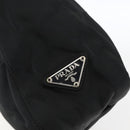 PRADA Tote Bag Nylon Black Silver Auth bs33244-17