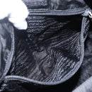 PRADA Tote Bag Nylon Black Silver Auth bs33244-21