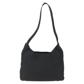 PRADA Tote Bag Nylon Black Silver Auth bs33244 - 0