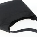 PRADA Tote Bag Nylon Black Silver Auth bs33244-6