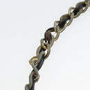 CHANEL Mademoiselle Chain Shoulder Bag Velor Black Gold CC Auth bs33251-10