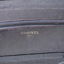CHANEL Mademoiselle Chain Shoulder Bag Velor Black Gold CC Auth bs33251-12
