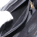 CHANEL Mademoiselle Chain Shoulder Bag Velor Black Gold CC Auth bs33251-22