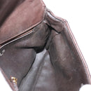 CHANEL Matelasse Waist bag Lamb Skin Brown Gold CC Auth bs33252-22