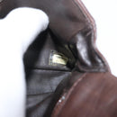 CHANEL Matelasse Waist bag Lamb Skin Brown Gold CC Auth bs33252-11