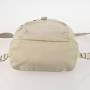 PRADA Backpack Nylon White Silver Auth bs33253-5