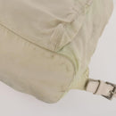 PRADA Backpack Nylon White Silver Auth bs33253-16