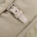 PRADA Backpack Nylon White Silver Auth bs33253-20