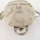 PRADA Backpack Nylon White Silver Auth bs33253-6