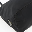 PRADA Tote Bag Nylon Black Silver Auth bs33254-14