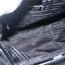 PRADA Tote Bag Nylon Black Silver Auth bs33254-11