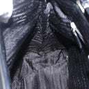 PRADA Tote Bag Nylon Black Silver Auth bs33254-19