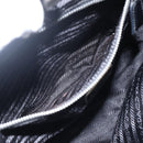 PRADA Tote Bag Nylon Black Silver Auth bs33254-21