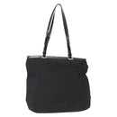 PRADA Tote Bag Nylon Black Silver Auth bs33254-2