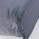PRADA Tote Bag Satin Blue Silver Auth bs33255-11