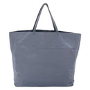 PRADA Tote Bag Satin Blue Silver Auth bs33255-3