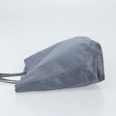 PRADA Tote Bag Satin Blue Silver Auth bs33255-5