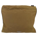PRADA Shoulder Bag Nylon Beige Silver Auth bs33257-2