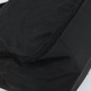 PRADA Hand Bag Nylon Black Gold Auth bs33258-16