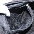 PRADA Hand Bag Nylon Black Gold Auth bs33258-21
