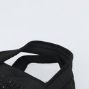 PRADA Hand Bag Nylon Black Gold Auth bs33258-8