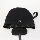 PRADA Backpack Nylon Black Silver Auth bs33265-10