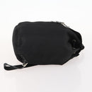 PRADA Backpack Nylon Black Silver Auth bs33265-3