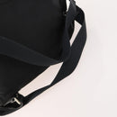 PRADA Backpack Nylon Black Silver Auth bs33265-7