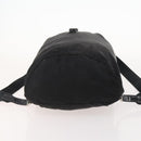 PRADA Backpack Nylon Black Silver Auth bs33265-5