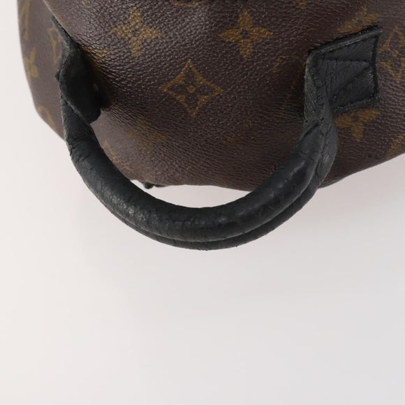 LOUIS VUITTON Monogram Reverse Palm Springs PM Rugzak M43116 LV Auth bs33266