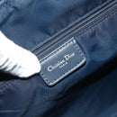 Christian Dior Trotter Canvas Shoulder Bag Navy Silver Auth bs33269-15