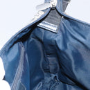 Christian Dior Trotter Canvas Shoulder Bag Navy Silver Auth bs33269-17