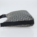 Christian Dior Trotter Canvas Shoulder Bag Navy Silver Auth bs33269-5