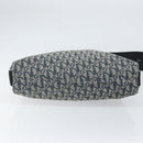 Christian Dior Trotter Canvas Shoulder Bag Navy Silver Auth bs33269-9