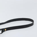 GUCCI Shoulder Bag Leather Black Gold Auth bs33277-8