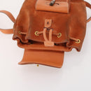 GUCCI Bamboo Backpack Suede Brown Gold 003 1956 0030 Auth bs33281-10