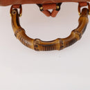 GUCCI Bamboo Backpack Suede Brown Gold 003 1956 0030 Auth bs33281-7