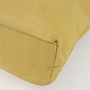 PRADA Hand Bag Nylon Yellow Silver Auth bs33282-15
