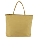 PRADA Hand Bag Nylon Yellow Silver Auth bs33282-2