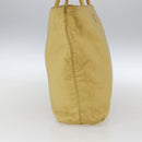 PRADA Hand Bag Nylon Yellow Silver Auth bs33282-3