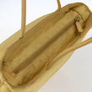 PRADA Hand Bag Nylon Yellow Silver Auth bs33282-6