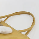 PRADA Hand Bag Nylon Yellow Silver Auth bs33282-8