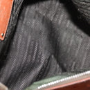 PRADA Hand Bag Leather 2way Orange Silver Auth bs33283-11