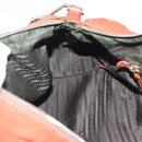 PRADA Hand Bag Leather 2way Orange Silver Auth bs33283-23