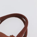 PRADA Hand Bag Leather 2way Orange Silver Auth bs33283-14