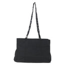 PRADA Shoulder Bag Nylon Black Silver Auth bs33284-2