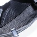 PRADA Shoulder Bag Nylon Black Silver Auth bs33284-22